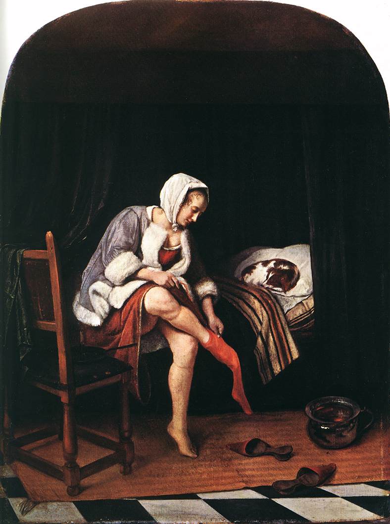 Jan Steen The Morning Toilet